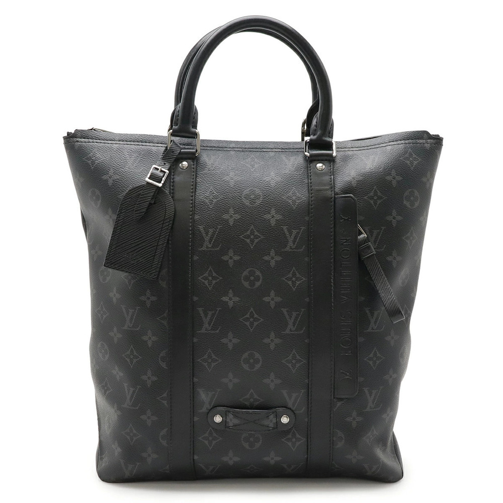LOUIS VUITTON Monogram Eclipse Black Tote Backpack Rucksack Bag